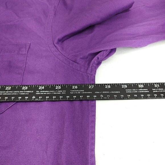 King Ranch Shirt Mens XL Tall XLT Purple Button Down Long Sleeve Western Cowboy - Picture 5 of 14